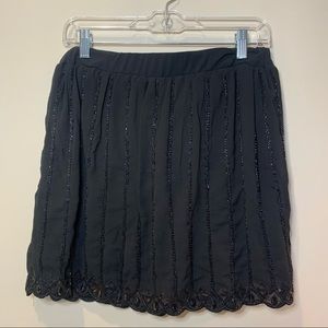 NWT black mini skirt